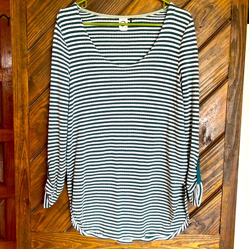 Anthropologie Akemi + Kin Striped Tunic Top Size XS